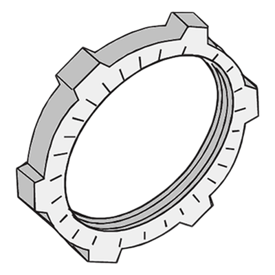 Contratuerca Metálica Zamac de 1 1/4" (32 mm).