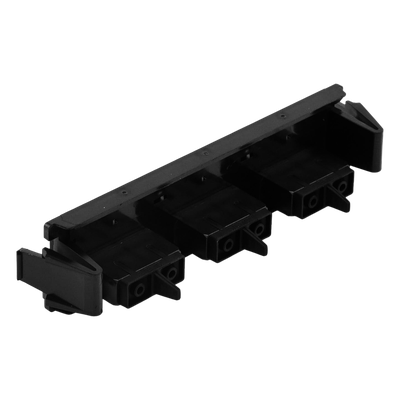 Placa Acopladora de Fibra Óptica Quick-Pack, Con 3 Conectores SC Duplex (6 Fibras), Negro - Imagen 5