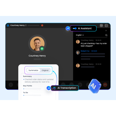Licencia Perpetua 1000 mins. Transcripción de Llamada con IA Perpetua para Conmutador Yeastar Software y Conmutador Fisíco Serie P