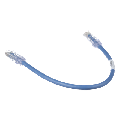 Cable de Parcheo TX6, UTP Cat6, 24 AWG, CM, Color Azul, 0.3 Metros (1 Pie) - Imagen 3