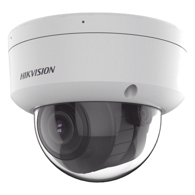 [Dual Light + 2 Micrófonos Integrados] Domo IP 6  Megapixel / Lente Mot. 2.8 a 12 mm / 40 mts Luz Blanca + 40 mts IR / ACUSENSE / Exterior IP67 / IK10 / WDR 120 dB / PoE / ONVIF / Alarmas I/O / Micro SD / Metal / ACUSEEK
