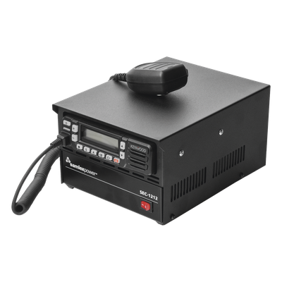 Gabinete para Radios NX-1700, NX-1800, NX-3720, NX-3820, Compatible con Fuente SEC1212 (Fuente y Radio NO incluidos)