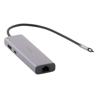 HUB USB-C (Docking Revodok) 6 en 1 | 3 Puertos USB-A 3.0 (5 Gbps) | USB-C PD 100W | HDMI 4K@30Hz | Entrada 1 RJ45 (Gigabit Ethernet) | Chip de Última Generación | Potente Disipación de Calor | Caja de Aluminio. - Imagen 7