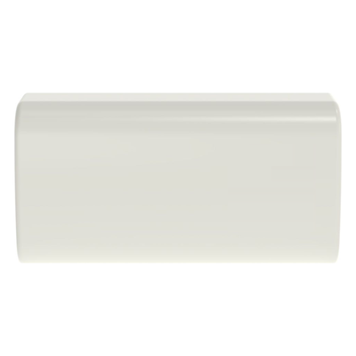 Unión recta, para uso con canaleta LD5, material ABS, Color Blanco Mate - Imagen 5