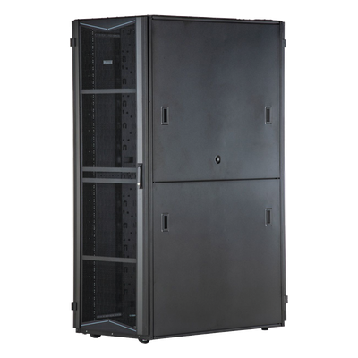 Gabinete FlexFusion para Centros de Datos, 45 UR, 700 mm de Ancho, 1070 mm de Profundidad, Sin Paneles Laterales, Fabricado en Acero, Color Negro - Imagen 3