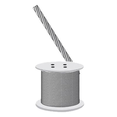 Cable Retenida 7 Hilos, Resistencia 1293 Kg. Diámetro 3/16" (Venta x metro).
