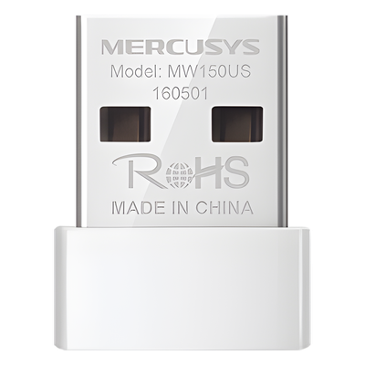 Adaptador Inalámbrico N / 150 Mbps 2.4 GHz / 1 antenas Internas / Diseño Portátil / Más Pequeño y Comodo