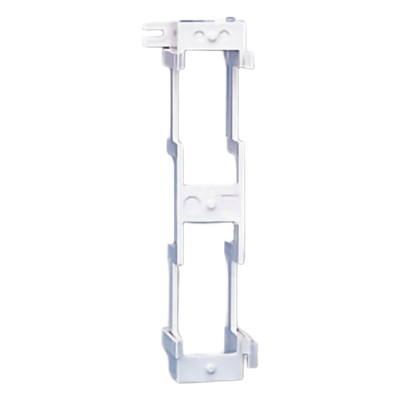 Bracket para Montaje de Regleta S66, Acepta 1 Regleta M150 y 1 Conector de 25 Pares de Cada Lado