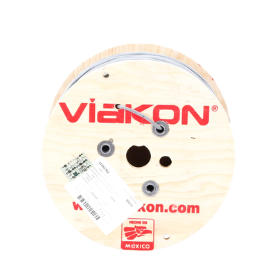 Cable 2 x 18 AWG / Blindado / 305 Metros (1000 Pies) / Riser / UL / Color Gris / Hecho en México - Imagen 4