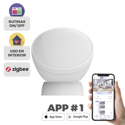 Sensor de Movimiento PIR Inteligente / Inalámbrico / Compatible con HUB CS-A3 / Cuenta con Inmunidad para Mascotas / Protocolo Zigbee - Imagen 6