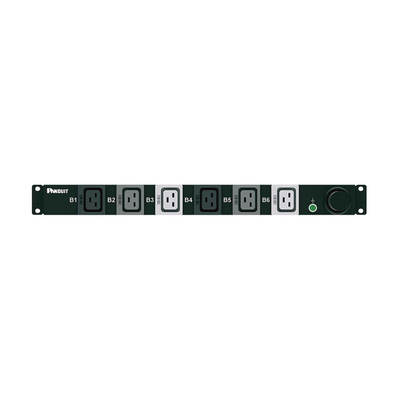 PDU Básico para Distribución de Energía, Plug de Entrada Trifásico CS8365C, Con 6 Contactos C19, Instalación Horizontal de 19in, 1UR, 50 Amp, 208 Vca - Imagen 4