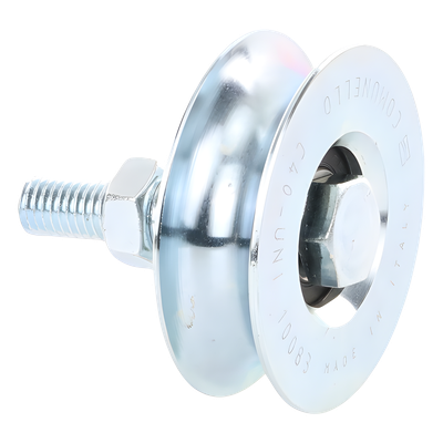 310 - Rueda de 8 cm SIN Soporte / Soporta hasta 200 kg / Canal Tipo "U" - Imagen 5