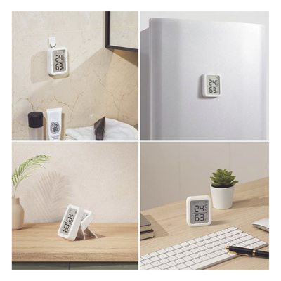 Medidor de temperatura y humedad Datos en pantalla / inalámbrico BLUETOOTH compatible con HUB SwitchBot - Imagen 4