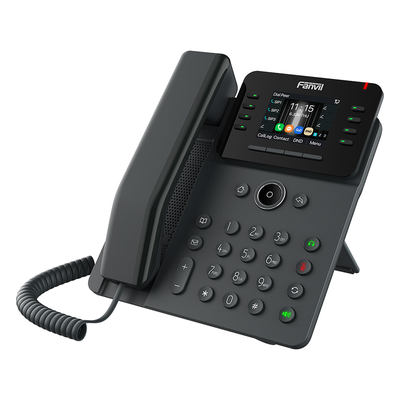 Teléfono IP Empresarial / 12 Líneas SIP / Pantalla Color 2.8" HD 320x240 / Audio HD G.722 y Opus / Conferencia 6 Vías / Bluetooth 5.4 / PoE 802.3af / Gigabit - Imagen 3