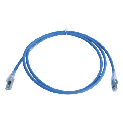 Patch Cord Z-MAX Cat6A S/FTP, CM/LS0H, 5ft, Color Azul