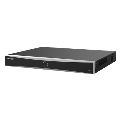 [AcuSeek] NVR 12 Megapixel (4K) / 16 Canales IP / 16 Puertos PoE+ / Reconocimiento Facial / ACUSENSE / 2 Bahías para HDD de 16 TB / HDMI 4K / Alarmas I/O