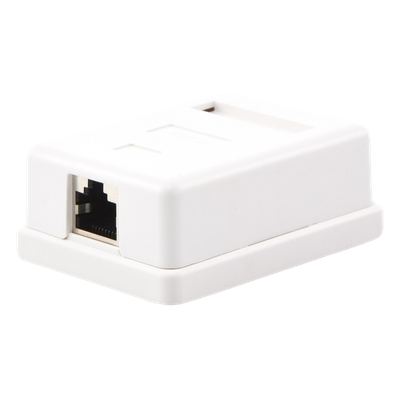 Caja de Pared con 1 Puerto Keystone, Incluye Jack STP Cat5e - Imagen 3