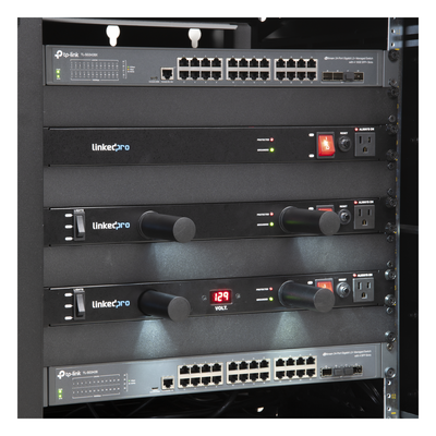PDU para Distribución de Energía, Montaje en Rack, 11 salidas, Instalación Horizontal, de 19in, 1U, 15 Amp, 120 Vca, Con Indicador Led Y Display - Imagen 4