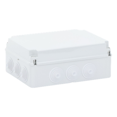 Caja Estanca de PVC Para Derivación y Conexión, 12 Entradas, Tapa Atornillada, 300x220x120 mm (Área interna), Uso Exterior IP55, Material que no Propaga el Fuego y Libre de Hálogenos - Imagen 5