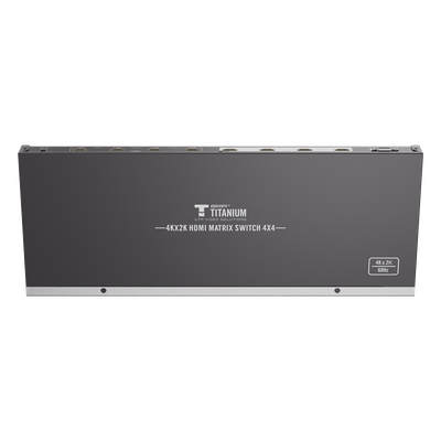 MATRICIAL 4 x 4 / 4 Entradas y 4 Salidas en HDMI / 4K × 2K @ 60Hz / 18Gbps / HDMI 2.0 / HDCP 2.2 / 3D / Conmutación por Botón, RS232 o Control Remoto / IDEAL PARA CENTROS DE MONITOREO, COMPARACION Y ANALISIS. - Imagen 5