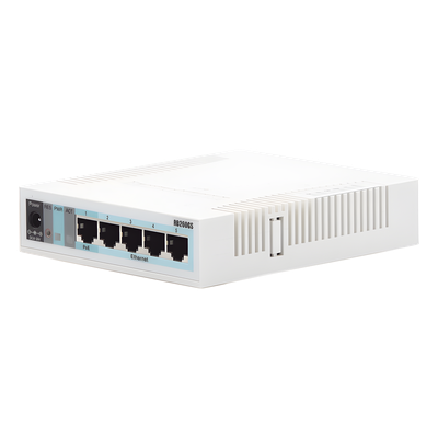 Switch Mikrotik 5 puertos Gigabit Ethernet y 1 SFP - Imagen 3