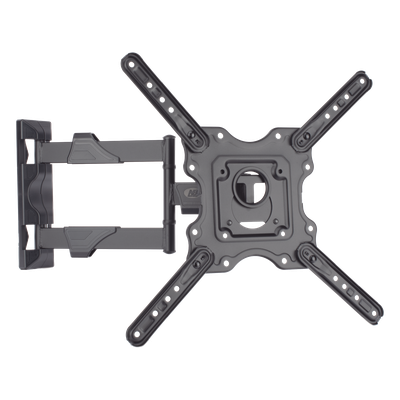 Montaje de Pared Articulado P4-NB / Pantallas de 32" a 55" / VESA 100x100 a 400x400 mm / Carga 27.2 kg (60 lbs) / Inclinación +8° a -5° / Giro 180° / Distancia de Pared 5 a 40 cm / Acero - Imagen 3
