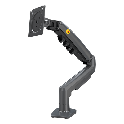 Brazo Ajustable para Monitor Ergonómico / Compatible con Monitores de 17" - 30" / Capacidad de Peso hasta 9 kg / Rotación 360° / Inclinación +85° a -30° / Giro 180° / Ajuste de Resorte de Gas / Color Gris - Imagen 3