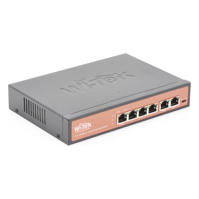 Switch PoE No administrable / PoE de Largo Alcance Hasta 250m / 4 Puertos PoE 10/100Mbps (Puerto 1 Hasta 60W, Puertos 2,3 y 4 Hasta 30W) + 2 Puertos 10/100Mbps Uplink / Presupuesto 65 W / Plug and Play - Imagen 4