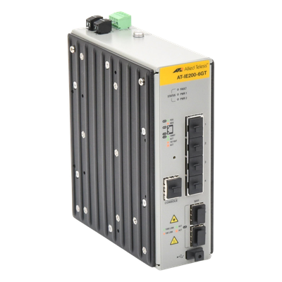 Switch Industrial Administrable Capa 2 de 4 Puertos 10/100/1000 Mbps + 2 Puertos SFP - Imagen 3