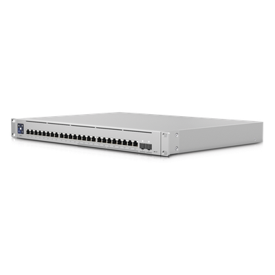 UniFi Switch Empresarial Capa 3 de 24 puertos PoE 802.3af/at (12 puertos 2.5G y 12 puertos 1G) + 2 puertos 1/10G SFP+, 400W, pantalla informativa - Imagen 5