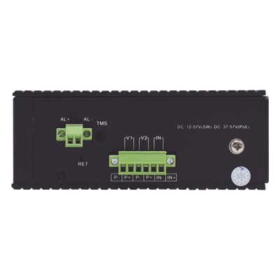 Switch Industrial Administrable / PoE Mixto 24/48V / 8 Puertos Gigabit + 4 SFP / Puertos 3-4 802.3 af/at/bt 60W / Protección 8kV / Riel DIN - Imagen 3