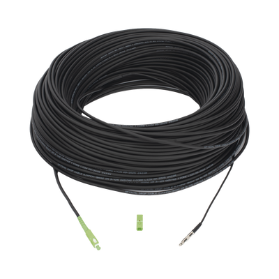 Rollo de Fibra Óptica Drop Redonda G657A2 Monomodo Simplex de 200 Metros con Conectores SC/APC-SC/APC para Instalaciones Aéreas, Subterráneas o a la Intemperie - Imagen 5