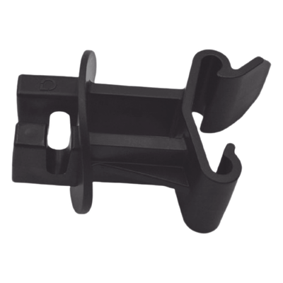 Aislador CLIP para Cerca Electrificada / Poste Tipo T / Resinas Virgenes de Alta Calidad / Proteccion UV e Intemperismo