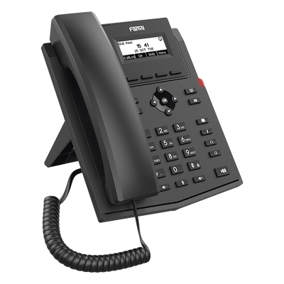 Teléfono IP / 2 Líneas SIP / Pantalla LCD 2.3" 132x64 / Audio HD G.722 y Opus / Conferencia 6 Vías / PoE 802.3af / Puertos Ethernet Duales 10/100 / Soporte EHS - Imagen 4