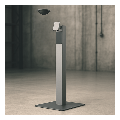 Soporte de Piso FLEX 3 Lite / Estructura Metálica / Base de Placa Pesada / Peso Neto Stand 5.51 kg (12.1 lb) / Peso Neto Plate 15.1 kg (33.3 lb)