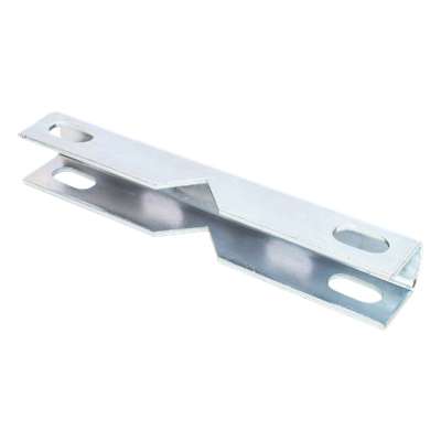 Soporte para instalación en piso falso a poste, con acabado Electro Zinc (No incluye poste) - Imagen 4