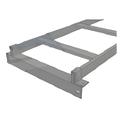 Ménsula Terminal para Escalera Tubular de 1.5" de Peralte y 12" de Ancho, Acabado con Pintura Epóxica Color Negro, Ideal para el Soporte y Terminación de la Escalera Tubular - Imagen 3