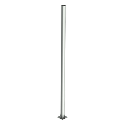 Poste de Acero Galvanizado para Videovigilancia, 4 m de altura.