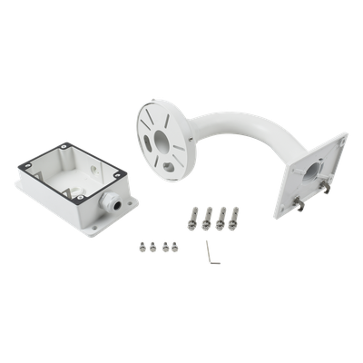 Montaje Universal de Pared con Cuello de Ganso y Caja de Conexiones / Compatible con Cámaras Domo y Bala - Imagen 5