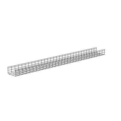 Charola Wire Basket de 12 in (304 mm) de Ancho, 6 in (152 mm) de Alto, 3 m de Largo, Hasta 626 Cables Cat6, Color Negro - Imagen 3