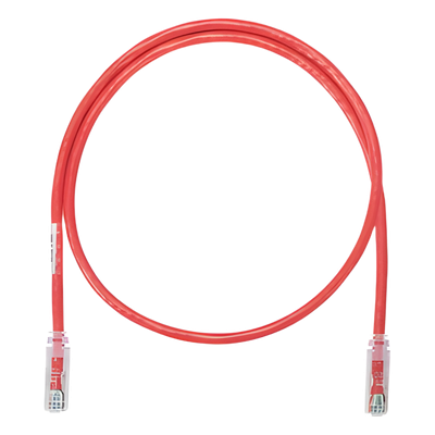 Cable de Parcheo UTP Categoría 6, con Plug Modular en Cada Extremo - 6 Metros (19.69 Pies) - Rojo