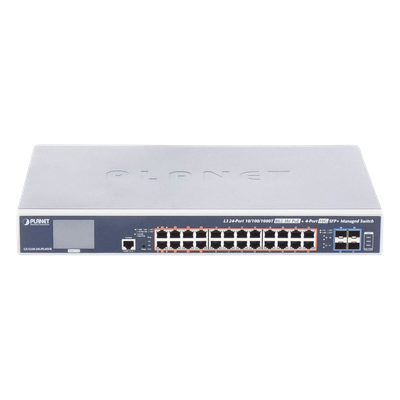 Switch Administrable Capa 3, 24 Puertos Gigabit 802.3bt, Hasta 600 W, 4 Puertos 10 G SFP+, Con Pantalla Táctil para Configuración Básica - Imagen 4