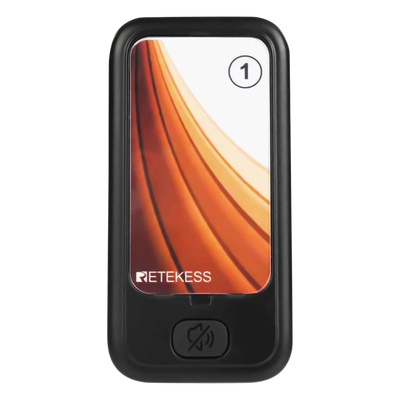 Pager Recargable TD173 / 3 Modos de Alerta: Sonido, Vibración y LED / Recepción de Señal Fuerte 148mW / Batería 3.7V 200mAh / Personalizable con Logo / Dimensiones 100x50x10 mm (3.9x2x0.4 in)