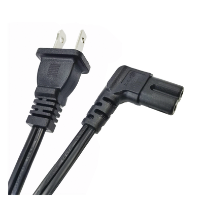 Cable de Alimentación Eléctrica para 120-240 Vca / 1 Metro (3.28 Pies) / 2 Clavijas Tipo Americano / Conector en Forma Tipo L - Imagen 4