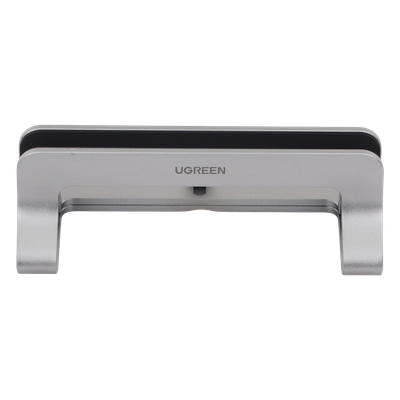 Soporte Vertical para Laptop / Adecuado para escritorio / Anchura Ajustable (12-26mm) / Amplia compatibilidad / Anti-Arañazos / Anti-Deslizante /Ajustable Mediante Tornillos / Color Plata / Aluminio + Silicona - Imagen 5