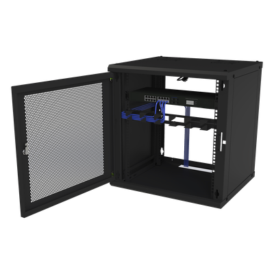 Gabinete de Pared Fijo, Puerta Perforada, Rack 19in, de 12 Unidades de Rack - Imagen 8