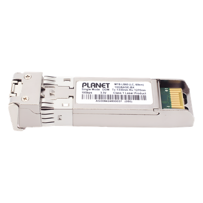 Transceptor WDM mini-Gbic SFP+ 10G LC TX:1330nm RX:1270nm para fibra Mono Modo 60 Km, Requiere MTB-LA60 - Imagen 3