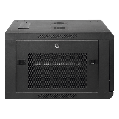 Gabinete Fijo para Montaje en Pared con Puerta Perforada, 6UR (600 x 372 x 600 mm) (An. x Al. x Prof.) - Imagen 3