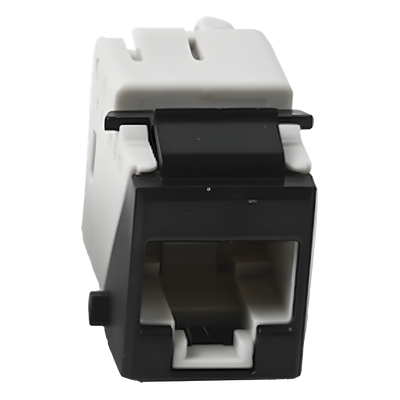 Jack Ultramax Cat5e, UTP, Tipo Keystone, Color Negro, Punch Down