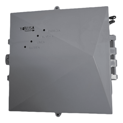 Energizador para Cerco Eléctrico AF-CR / 10,000 Volts / 10,000 Metros Lineales / Alimentación AC 127-220V o Solar / Control Remoto RF 433 MHz / Sistema de Alarma Integrado / Salida Auxiliar 12Vdc 1.5A / Respaldo con Batería Interna 4A
